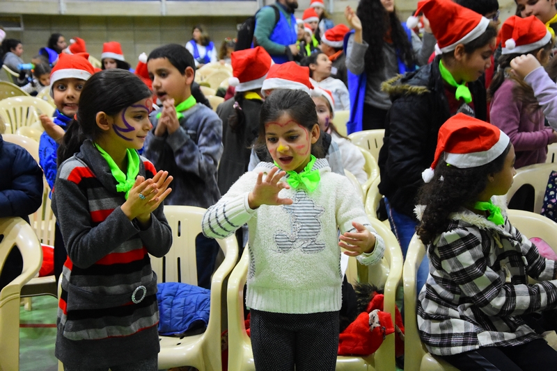 Saint Vincent de paul celebrating Christmas at Jesus & Mary school